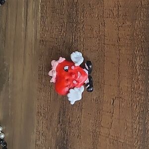 VINTAGE Creepy Heart Valentines Pin